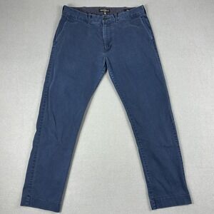 J Crew Mercantile Pants Mens 32x30 Blue Flex Slim Chino Stretch Casual
